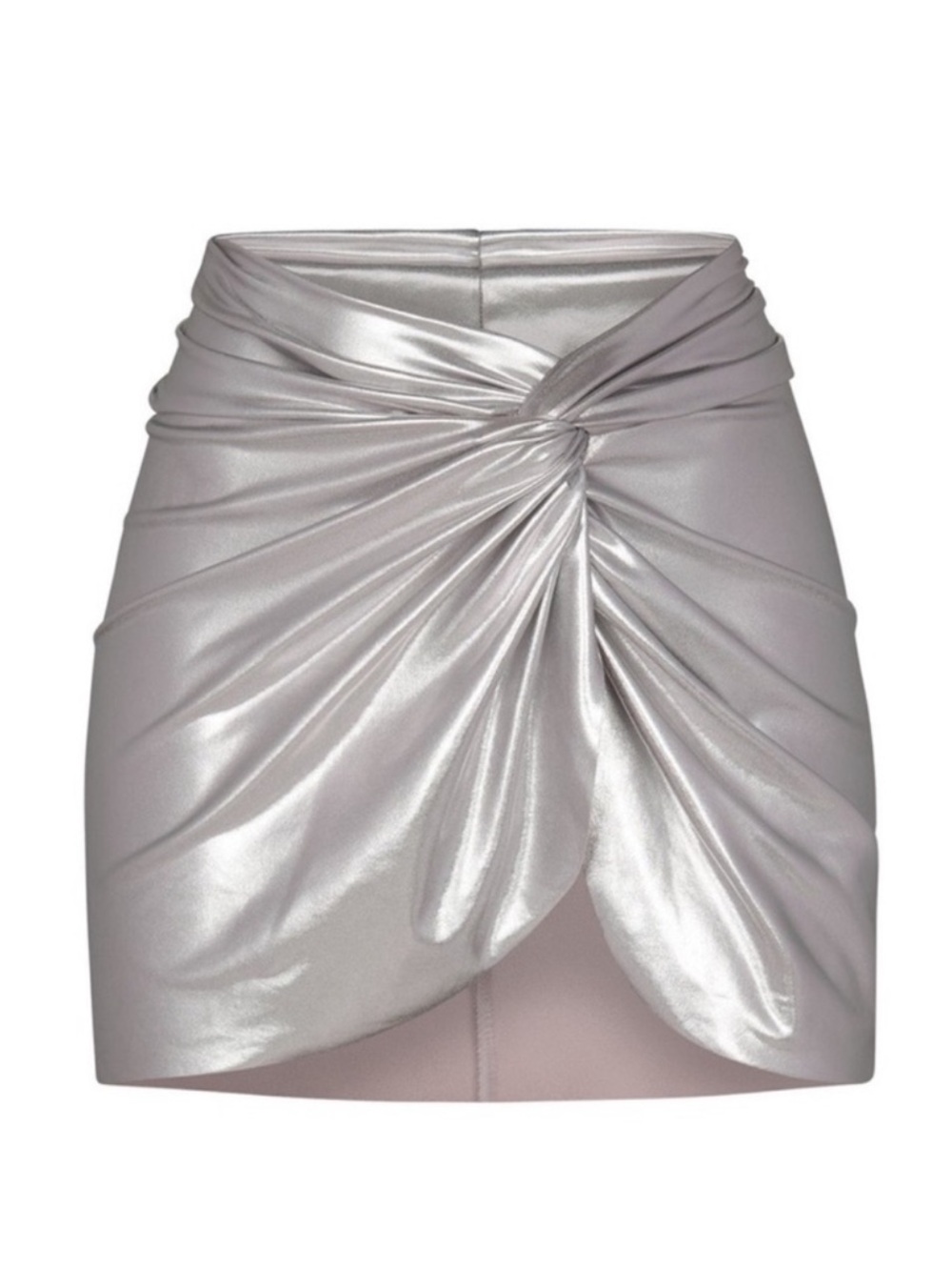 Skims Metallic Swim Mini Sarong Nickel Size 2x